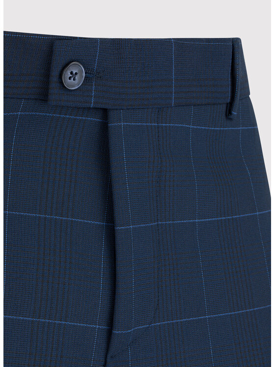Pako Lorente Pako Lorente Spodnie garniturowe P22SF-6G-014 Granatowy Slim Fit