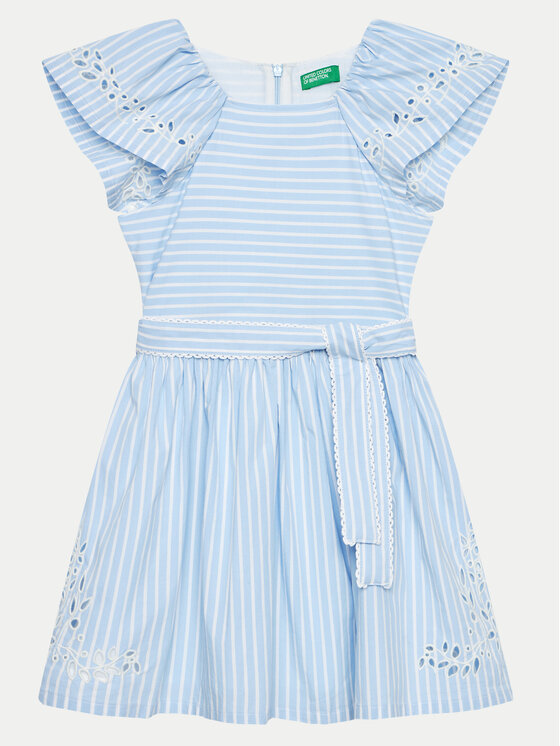 United Colors Of Benetton United Colors Of Benetton Igapäevane kleit 4ETMCV02M Sinine Regular Fit