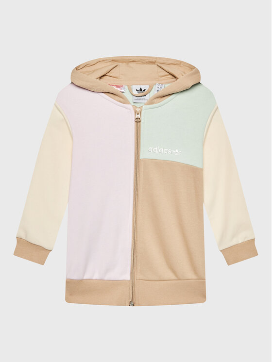 Tuta Colorblock HK9814 Beige Regular Fit