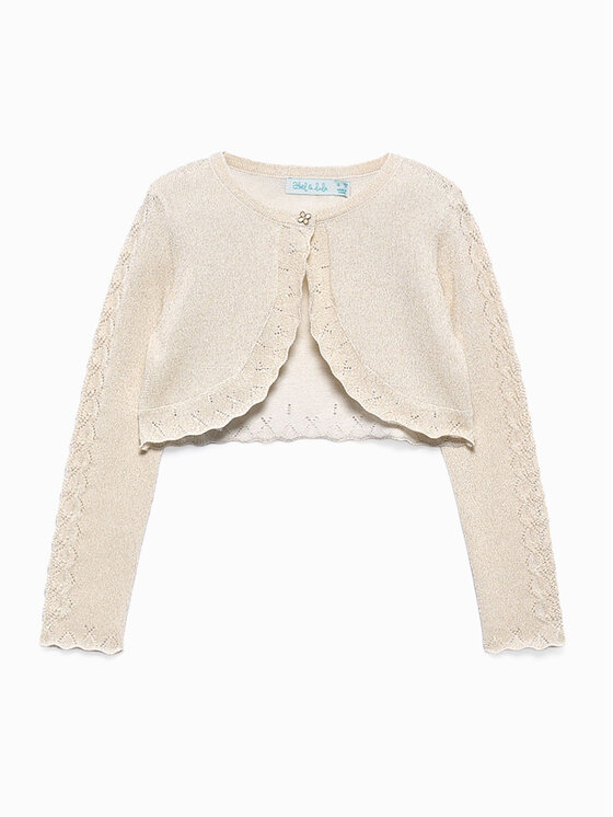 Abel & Lula Abel & Lula Bolerojäckchen 5304 Beige Regular Fit