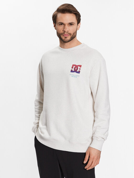 DC Mikina ADYSF03105 Sivá Regular Fit