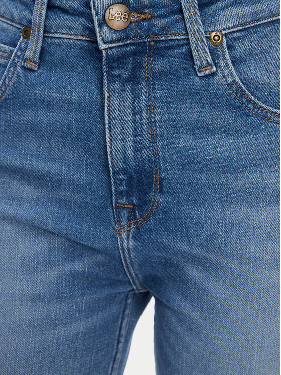 Lee Lee Jeans hlače Breese L32YROEU Modra Flare Fit