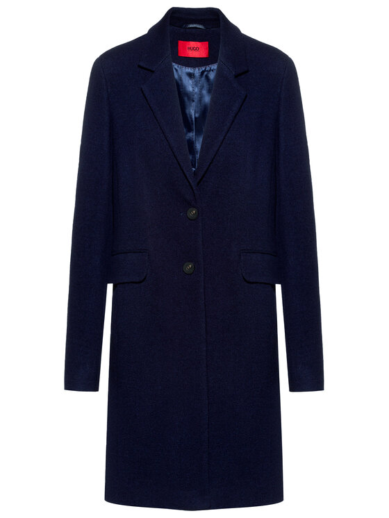 HUGO Hugo Palton de lână Mellia-1 50439072 Bleumarin Regular Fit