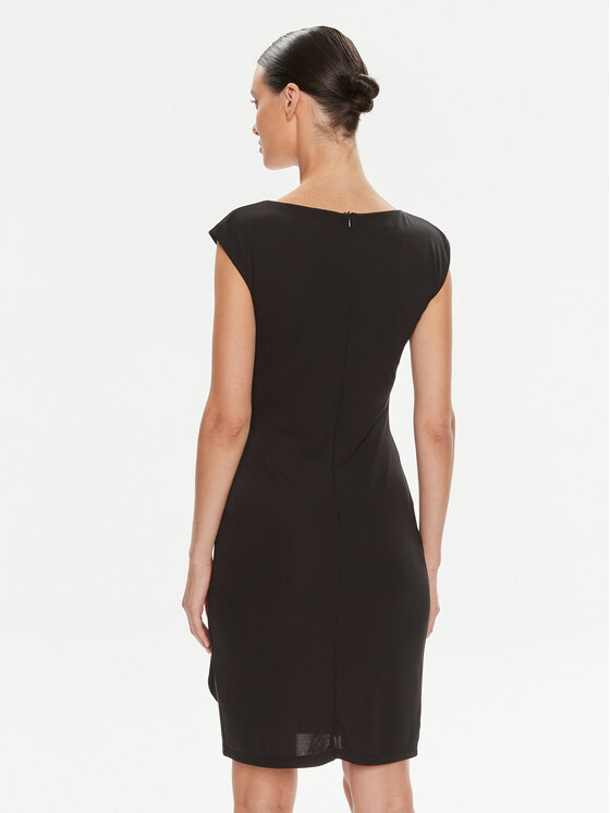 Rinascimento Rinascimento Φόρεμα κοκτέιλ CFC0019373002 Μαύρο Regular Fit