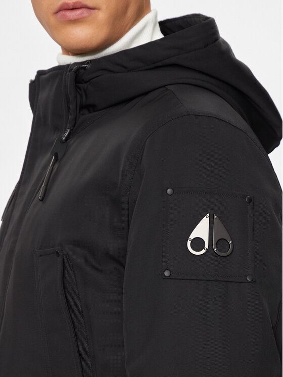 Moose Knuckles Moose Knuckles Parka Garson M33MP244 Czarny Regular Fit