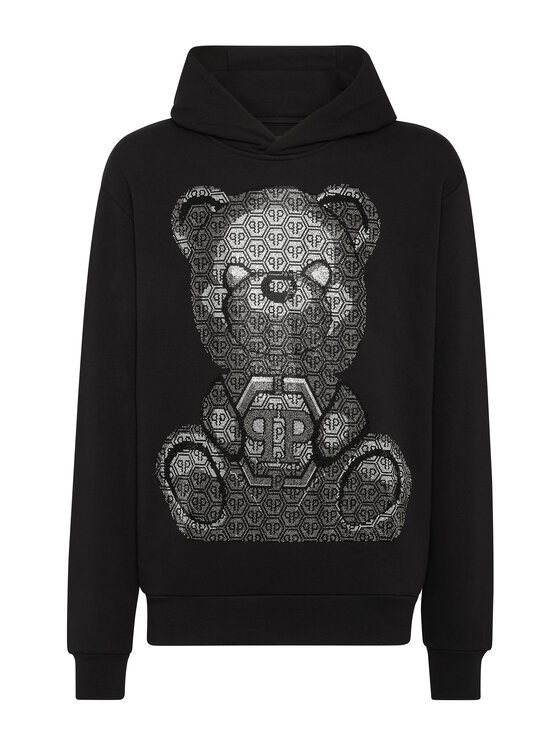PHILIPP PLEIN PHILIPP PLEIN Bluza 1609 Czarny Regular Fit