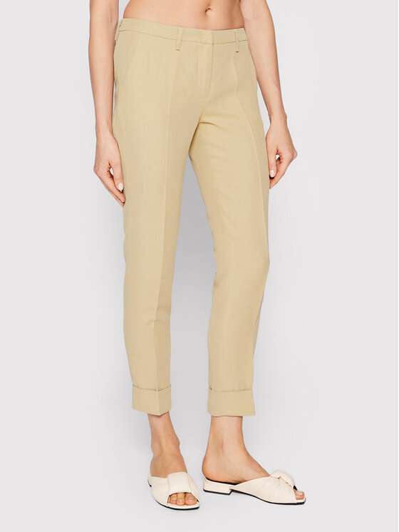 Pantaloni chino PAD272B867 Beige Regular Fit