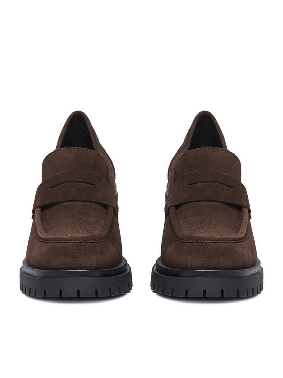 Badura Badura Loafersy GATE-25820LM Tmavě hnědá