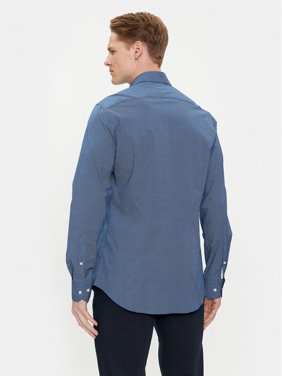 Tommy Hilfiger Tommy Hilfiger Srajca MW0MW34629 Modra Slim Fit