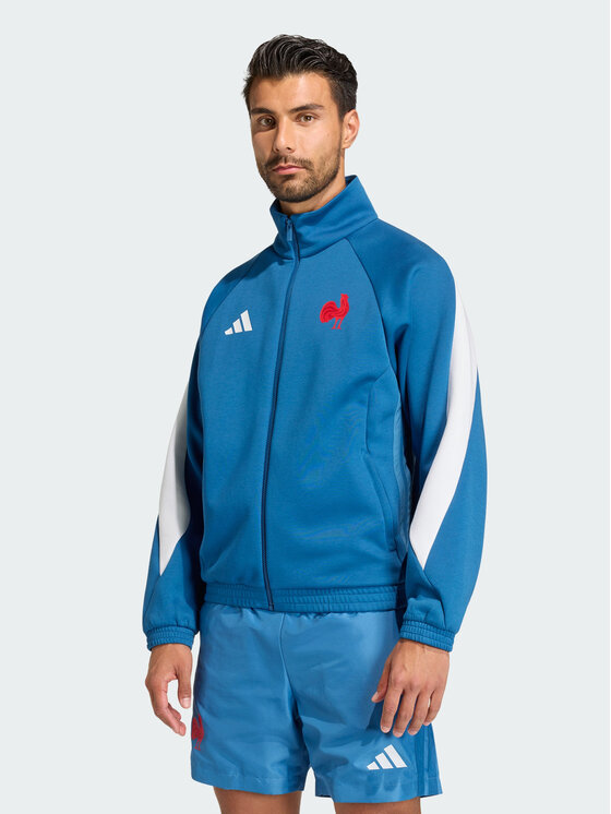 adidas adidas Wiatrówka 158858 Niebieski jasny Regular Fit