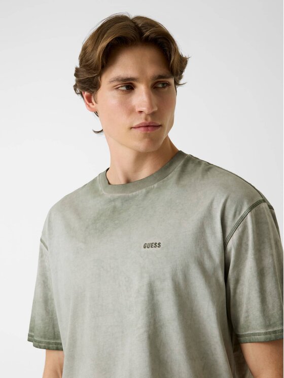Guess Guess T-Shirt 181815 Zelená Classic Fit
