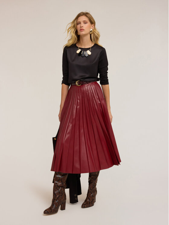 Motivi Motivi T-shirt G064W703440N033 Nero Regular Fit