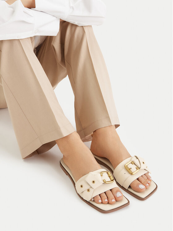 Badura Badura Παντόφλες EO-ANDI-V2230-63 Εκρού