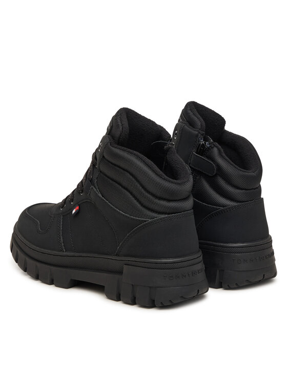 Tommy Hilfiger Tommy Hilfiger Trzewiki T3X5-35292-0316 S Czarny