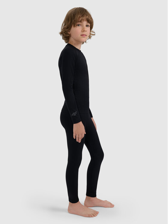 4F 4F Komplet bielizny termoaktywnej SKI UNDERWEAR Czarny