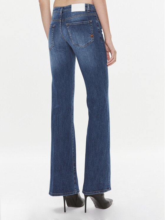 PINKO Pinko Jeansy Frida 100177 A0ZT Niebieski Flare Fit