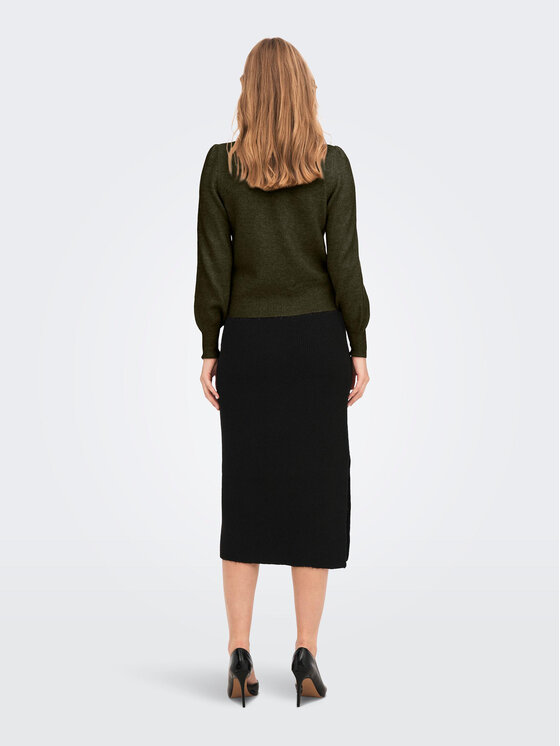 JDY JDY Džemper 15216638 Zelena Regular Fit