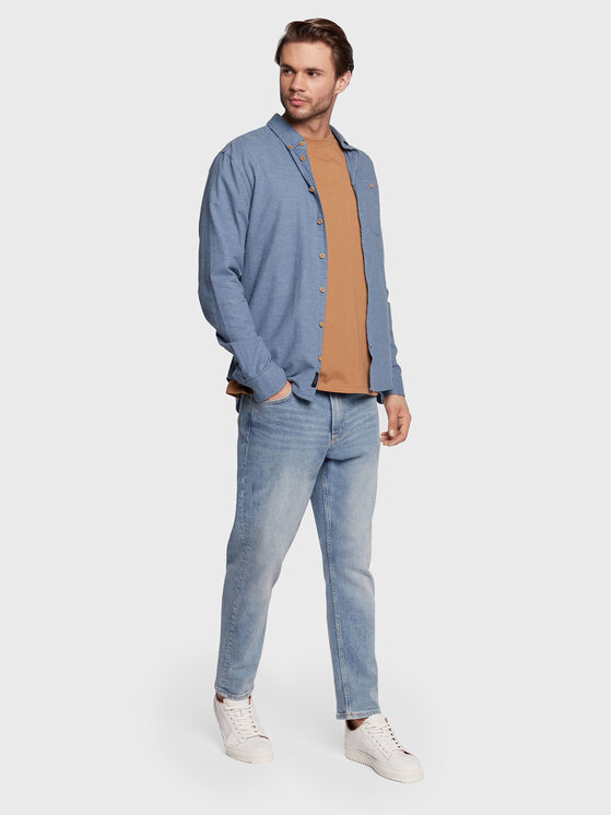 Camicia 20714318 Blu Regular Fit