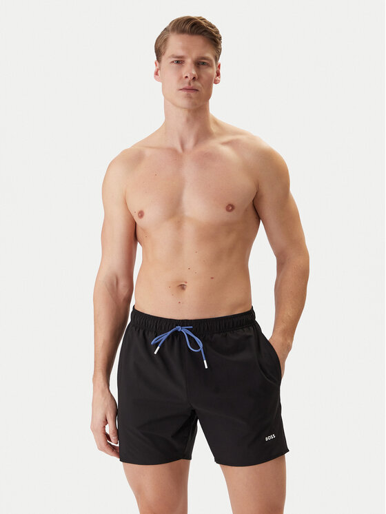BOSS BOSS Plavecké šortky Tio 50491601 Čierna Regular Fit