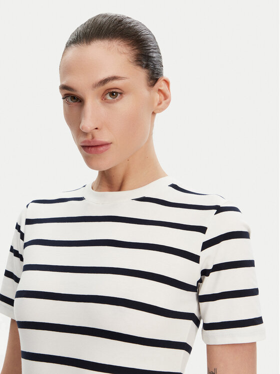 French Connection French Connection T-Shirt 76QZB Biały Regular Fit