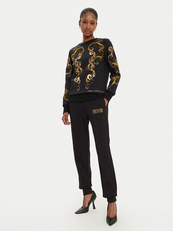 Versace Jeans Couture Versace Jeans Couture Felpa 77HAI3P9 Nero Regular Fit