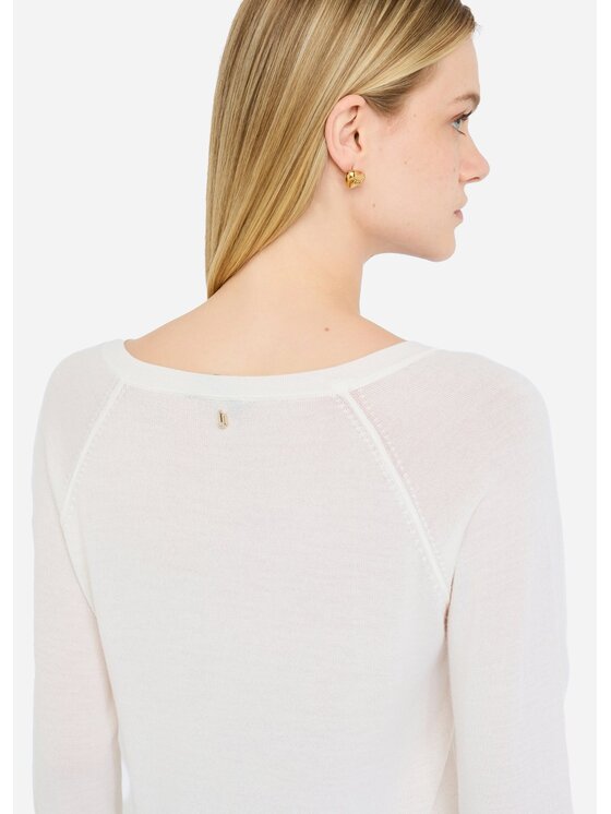 Liu Jo Liu Jo Maglione CF5423MA82OX0718 Bianco Regular Fit