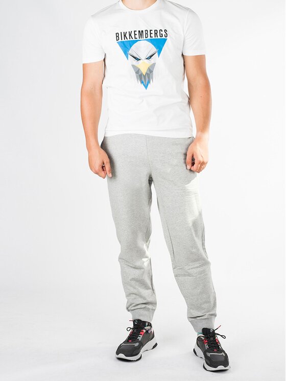 Bikkembergs Bikkembergs Παντελόνι υφασμάτινο C 1 52B GS E B066 Γκρι Regular Fit