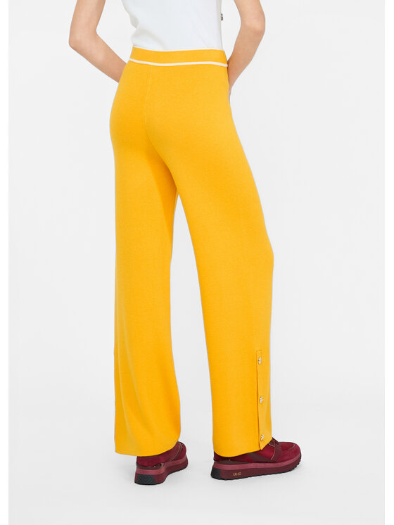 Liu Jo Liu Jo Pantaloni di tessuto TF5252MS59LC3761 Giallo Regular Fit
