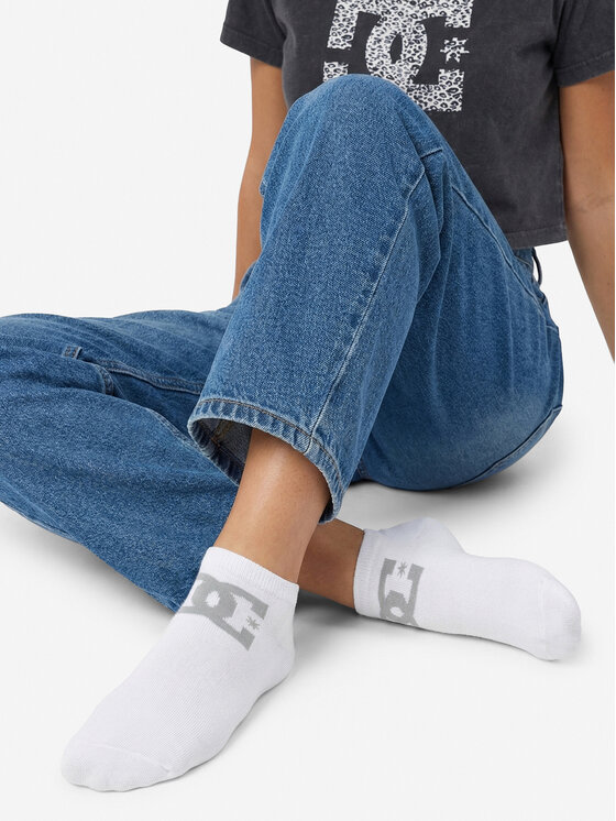 DC Shoes DC Shoes Kratke nogavice AS_DC_04S_SS25 (3-PACK) Bela