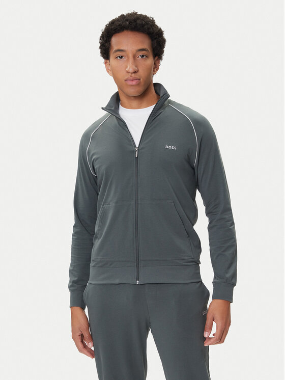 BOSS BOSS Felpa Mix&Match 50515307 Verde Regular Fit
