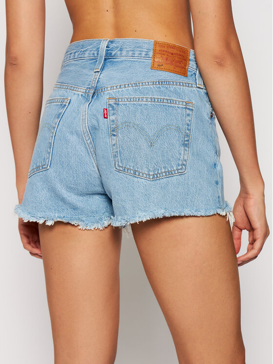 Levi's® Levi's® Farmer rövidnadrág 501 High-Waisted 56327-0086 Kék Regular Fit