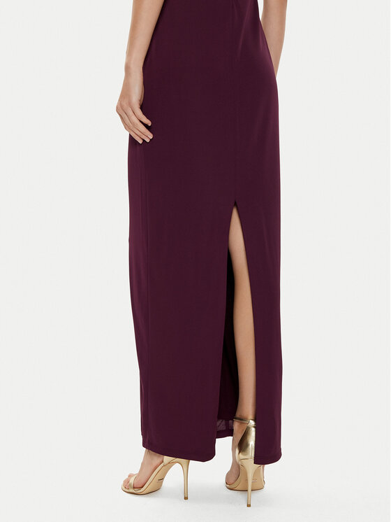 LAUREN RALPH LAUREN LAUREN RALPH LAUREN Sukienka wieczorowa 253951570002 Bordowy Regular Fit