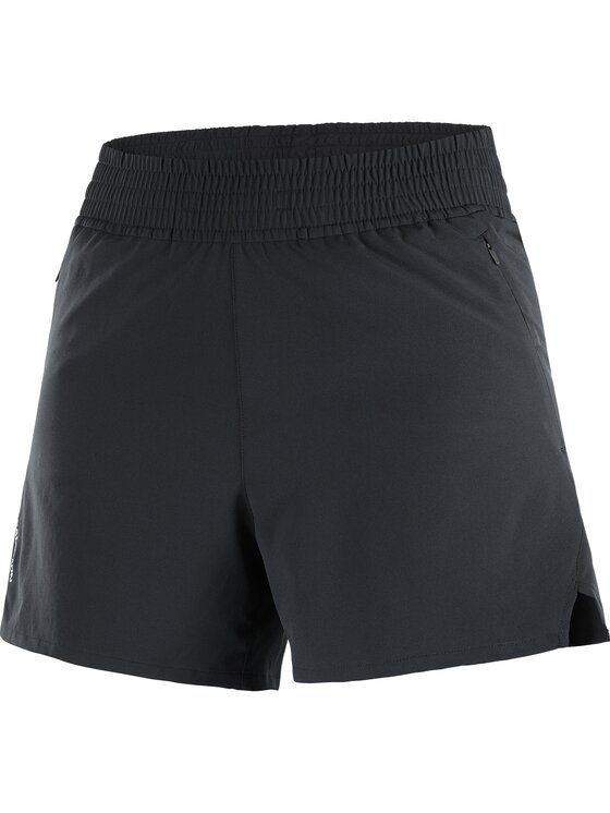 Salomon Salomon Szorty sportowe SHKout CORE SHORTS 4" W Czarny Regular Fit