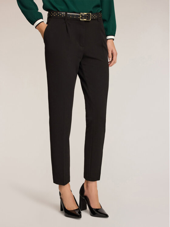 Motivi Motivi Pantaloni di tessuto P189Q003742N033 Nero Regular Fit