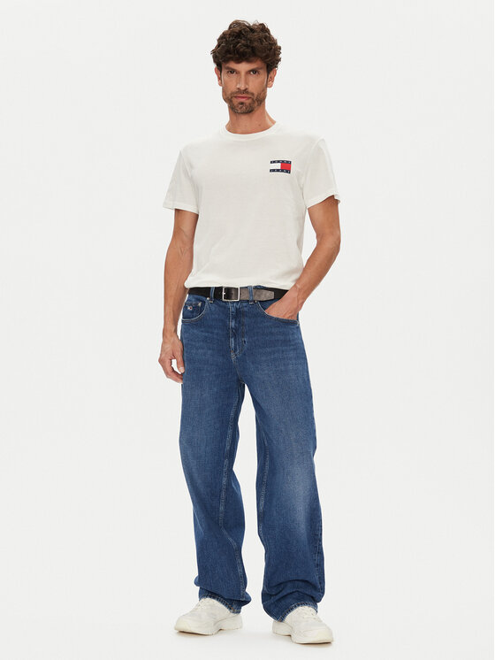 Tommy Jeans Tommy Jeans 2er-Set T-Shirts Ess Flag DM0DM22143 Bunt Slim Fit
