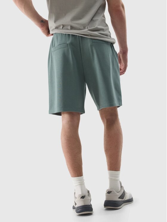 4F 4F Pantaloncini di tessuto 4FWSS24TSHOM330-43S Verde Regular Fit