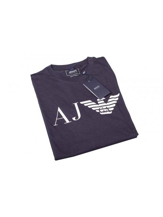 Armani Jeans Armani Jeans S dlouhým rukávem 8N6T64 6JPFZ Tmavomodrá Slim Fit