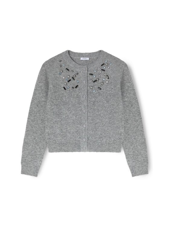 Motivi Motivi Cardigan M054W003729N013 Grigio Regular Fit