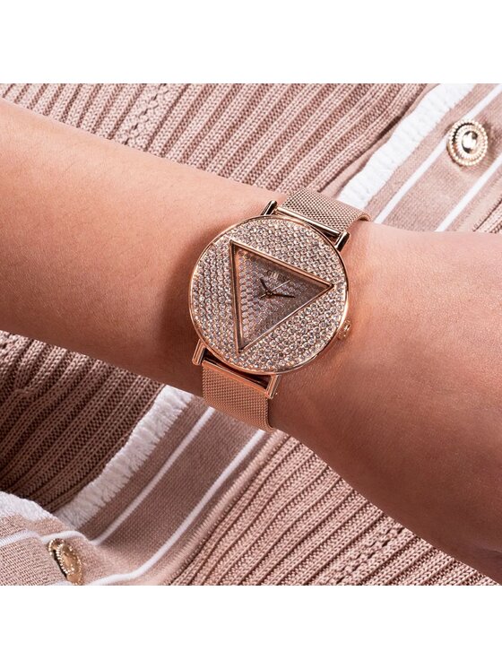 Guess Guess Hodinky GW0477L Růžové zlato