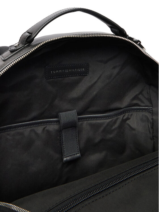 Tommy Hilfiger Tommy Hilfiger Zaino Th Business Leather Backpack AM0AM14162 Nero