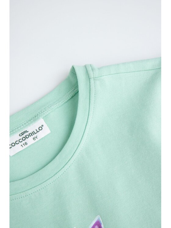 Coccodrillo Coccodrillo T-Shirt WC5143205CGK-011 Zielony Regular Fit