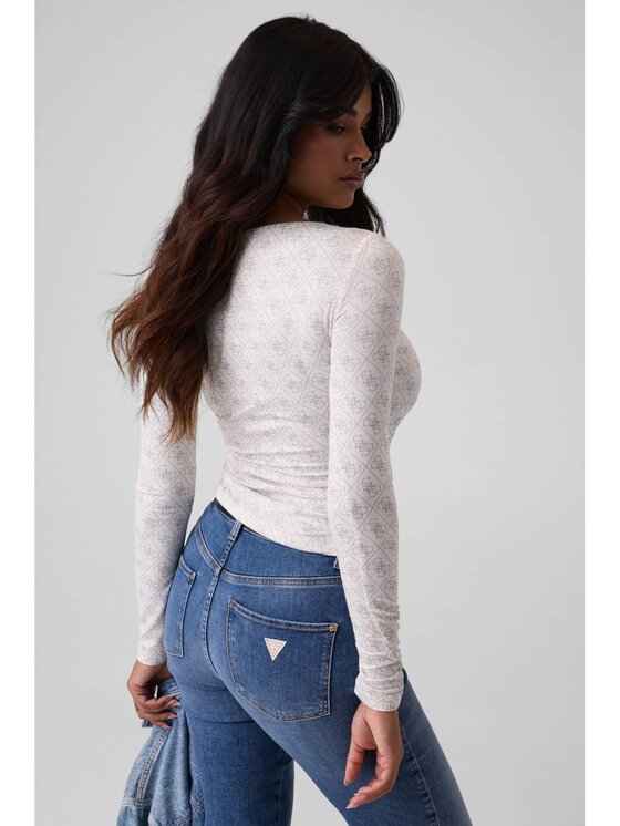 Guess Guess Top 183991 Bílá Classic Fit