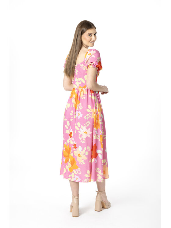 LAURELLA LAURELLA Letné šaty Laurella 4UL093710 Fialová Regular Fit
