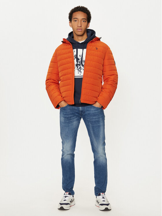 U.S. Polo Assn. U.S. Polo Assn. Зимно яке MUP3600 Оранжев Regular Fit