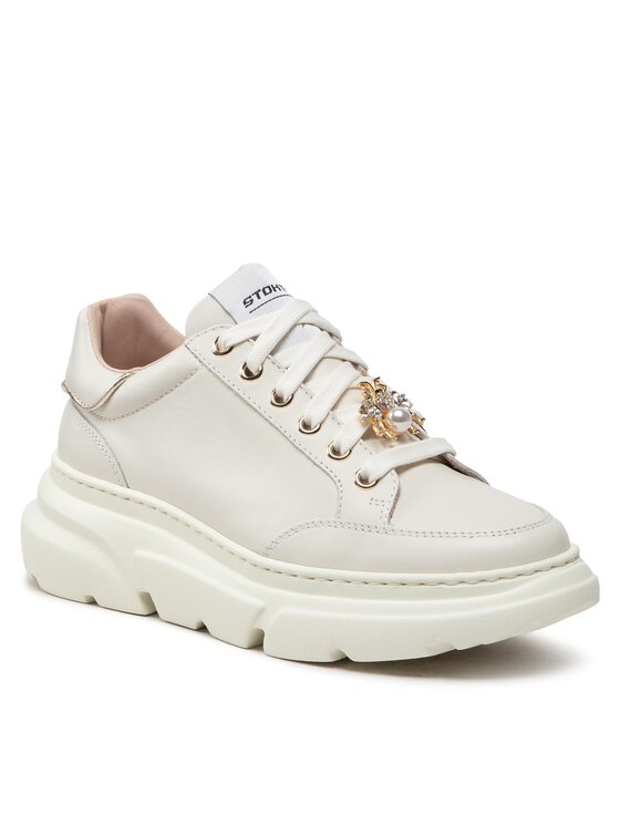 Stokton Sneakers 442-D Bej 442-D imagine noua