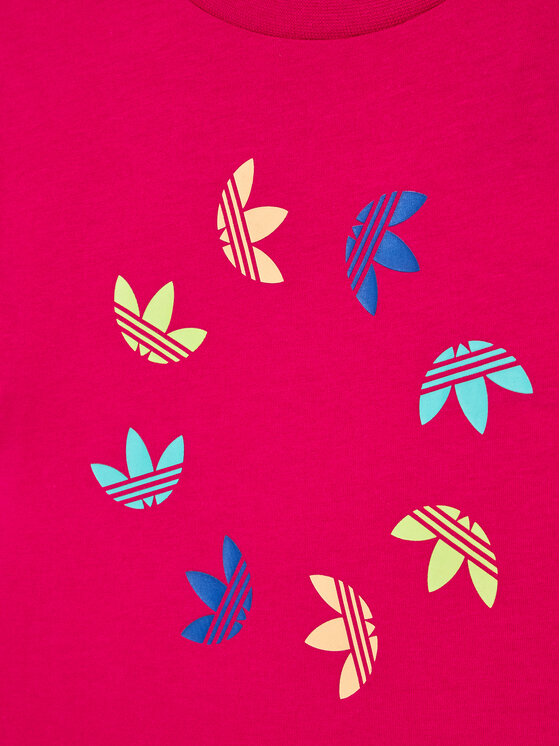adidas adidas Póló adicolor HE6845 Rózsaszín Regular Fit
