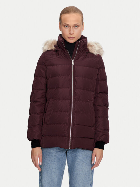 Tommy Hilfiger Tommy Hilfiger Pehelykabát WW0WW43600 Lila Regular Fit