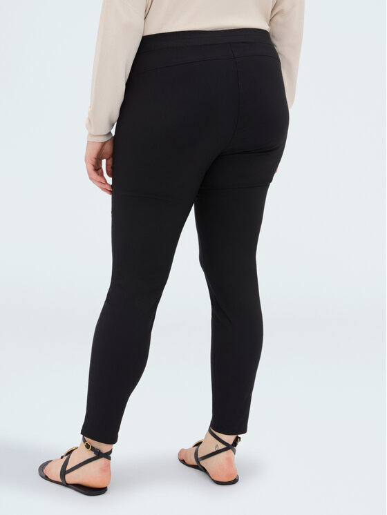 Fiorella Rubino Fiorella Rubino Spodnie materiałowe P029L002377N033 Czarny Skin Fit