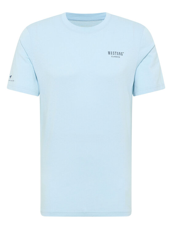 Mustang Mustang T-Shirt AUSTIN Biały Regular Fit