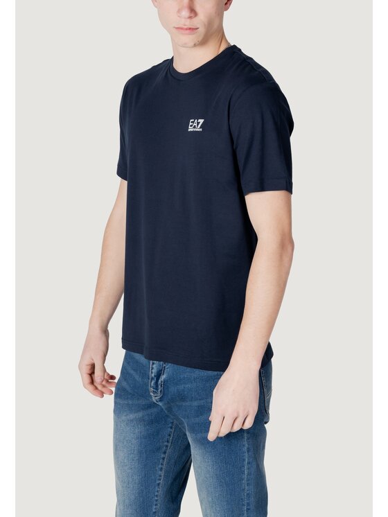 EA7 Emporio Armani EA7 Emporio Armani T-Shirt 7M000567 AF10375 Niebieski Casual Fit